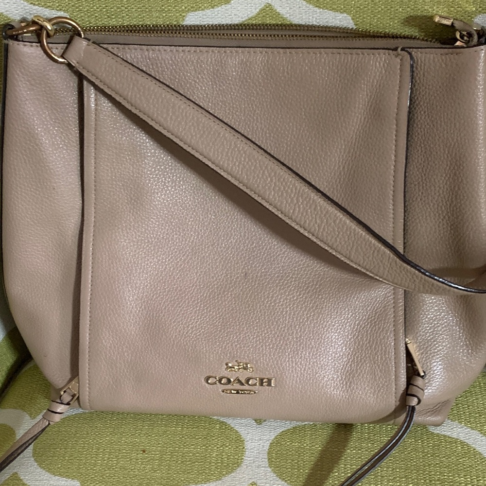 Coach Beige Crossbody Bag